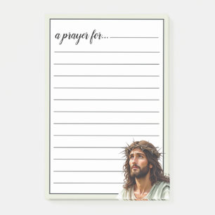 Notas Post-it® Perfil de Jesús Corona de Espinas Sala de Oración