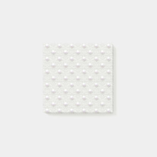 Notas Post-it® Perlas y encaje