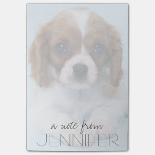 Notas Post-it® Perrito arrogante del perro de aguas de rey