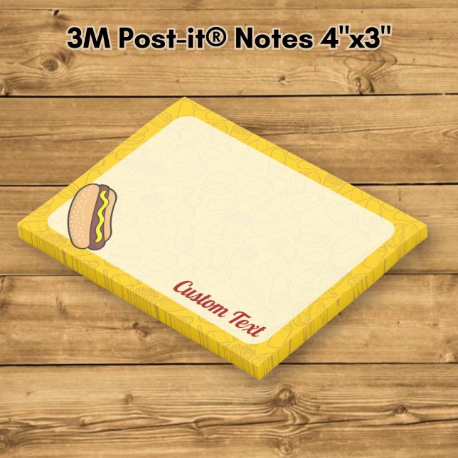 Notas Post-it® Perrito caliente (Subido por el creador)