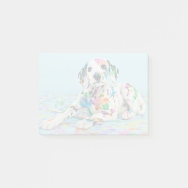 Notas Post-it® Perrito dálmata (Anverso)