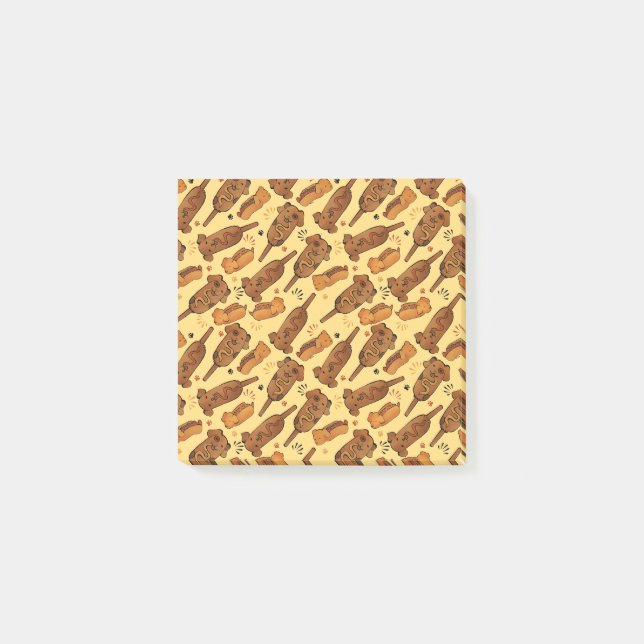 Notas Post-it® Perritos Pegajosos (Anverso)