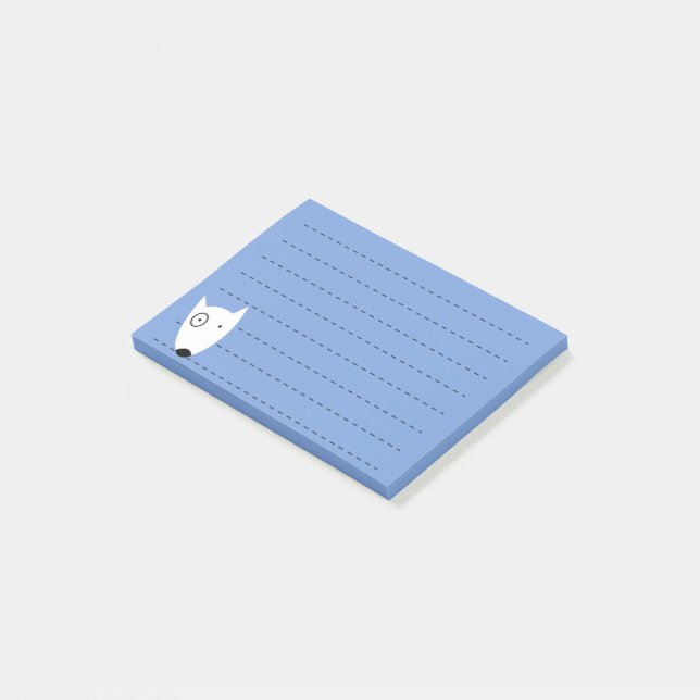 Notas Post-it® Perro (En perspectiva)