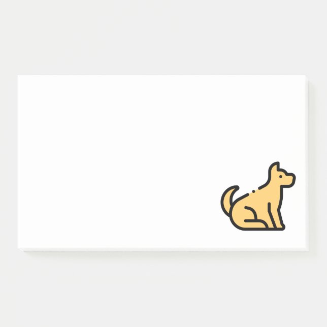 Notas Post-it® Perro (Anverso)