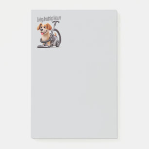 Notas Post-it® Perro Aspiradora Vivo Respirando