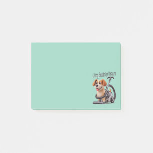 Notas Post-it® Perro Aspiradora Vivo Respirando