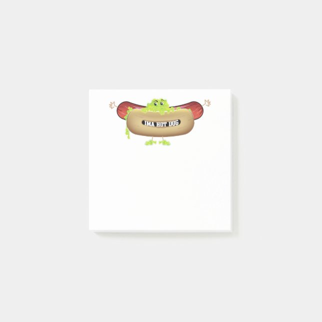 NOTAS POST-IT® PERRO CALIENTE (Anverso)