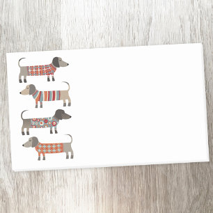 Notas Post-it® Perro Dachshund Sausage