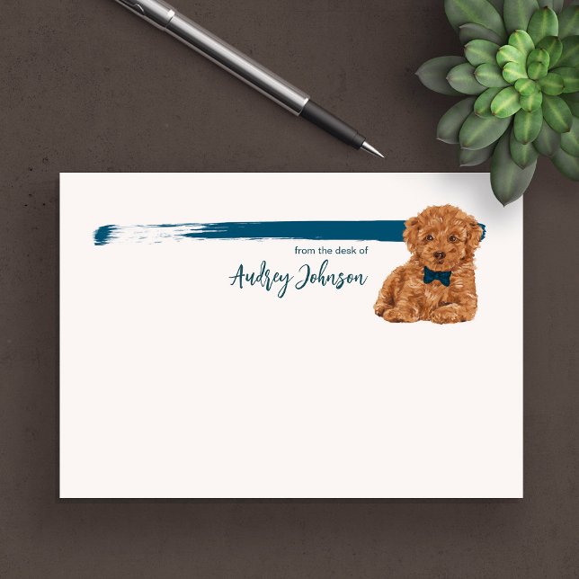 Notas Post-it® Perro de cangrejo con pintura azul de abertura de  (Subido por el creador)