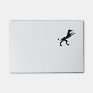 Notas Post-it® Perro de caza medieval elegante