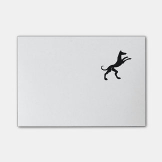 Notas Post-it® Perro de caza medieval elegante