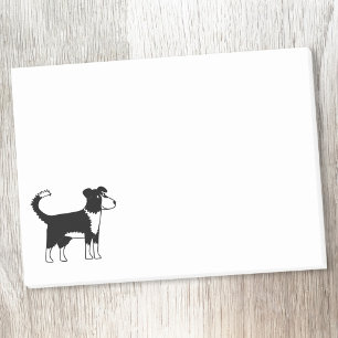 Notas Post-it® Perro de Collie de borde