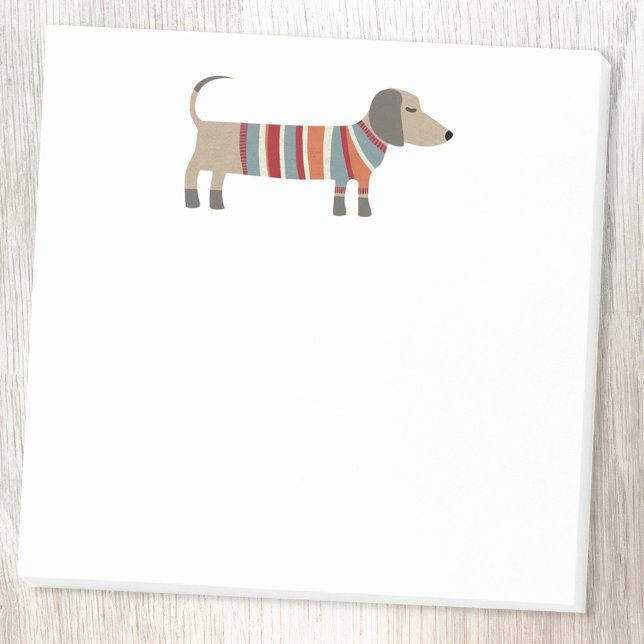 Notas Post-it® Perro de Dachshund Sausage (Dachshund Wiener Sausage Dog fun post it notes)