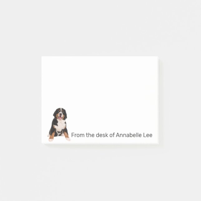 Notas Post-it® Perro de montaña de Bernardo (Anverso)