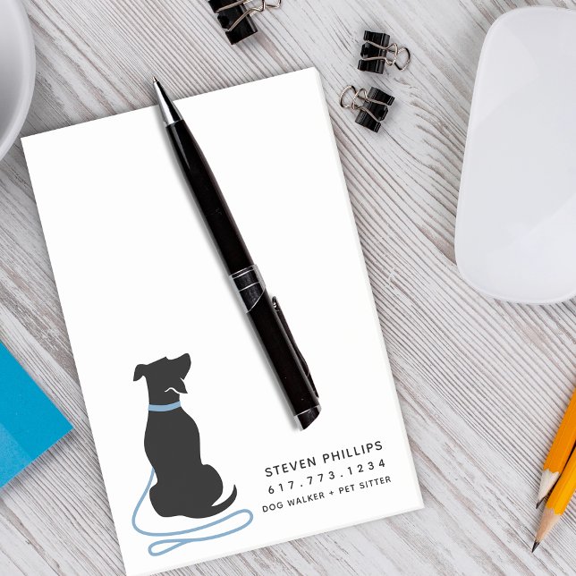 Notas Post-it® Perro de Silueta Moderna (Modern Silhouette Dog Post-it Notes)