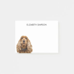 Notas Post-it® Perro español
