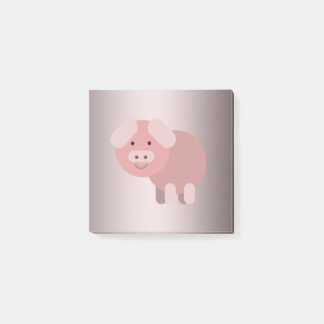Notas Post-it® Perro gordo y adorable