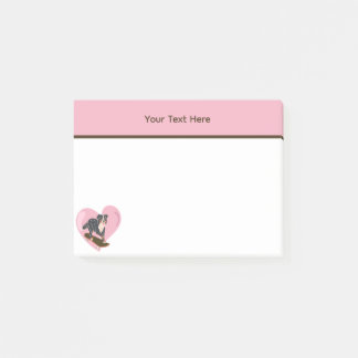 Notas Post-it® Perro lindo personalizado