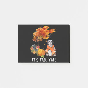 Notas Post-it® Perro Lover  Shih Tzu es Fall Yall