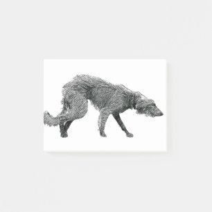 Notas Post-it® Perro Lurcher Lurcher de la marca Bedlington
