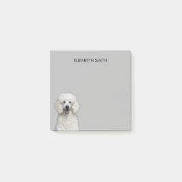 Notas Post-it® Perro patrón blanco de cangrejo