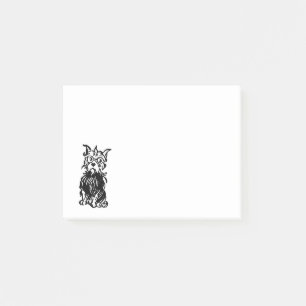 Notas Post-it® Perro Toto de Terrier de mojón