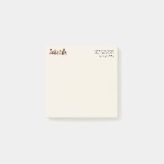 Notas Post-it® Perro y mascotas caminando