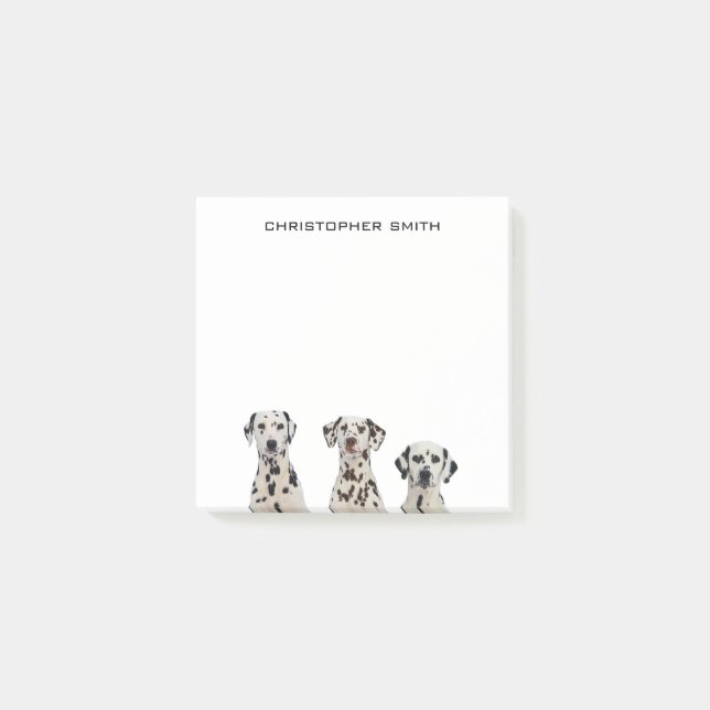 Notas Post-it® Perros dálmatos (Anverso)