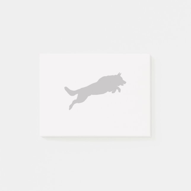 Notas Post-it® Perros de amor de pastor alemán (Anverso)