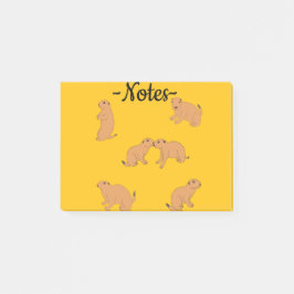Notas Post-it® Perros de la Pradera