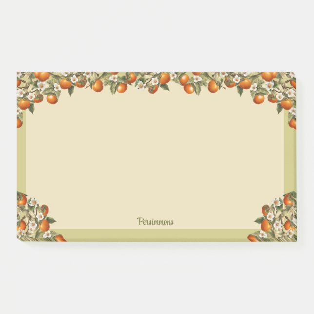 Notas Post-it® Persimmones (Anverso)