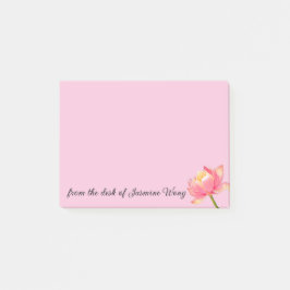 Notas Post-it® Persona de Pink Sacred Lotus