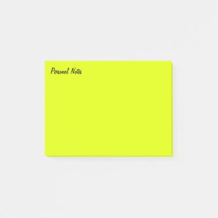 Notas Post-it® Personal amarillo