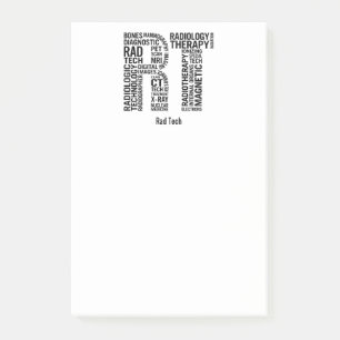 Notas Post-it® Personalice a Rad Tech RT Tecnólogo de Radiologí