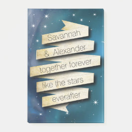 Notas Post-it® Personalice Everafter Like the Stars Post-it® Note