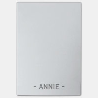 Personalizable blanco de nieve Minimalista de 4" x