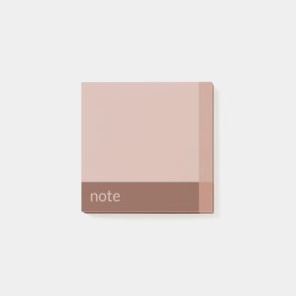 Notas Post-it® Personalizable de Chica limpio de fresa de latte