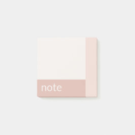 Notas Post-it® Personalizable de crema Lilac Chica limpia