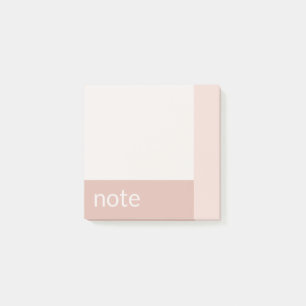Notas Post-it® Personalizable de crema Lilac Chica limpia