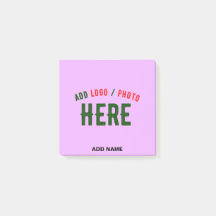 NOTAS POST-IT® PERSONALIZABLE MODERNO ELEGANTE MAUVE VERIFICADO M