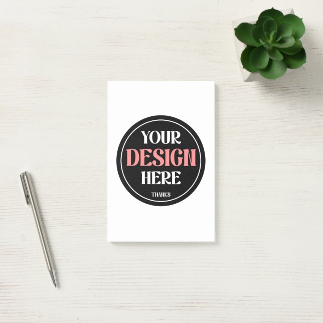 Notas Post-it® Personalizable, moderno, elegante y atemporal (Oficina)