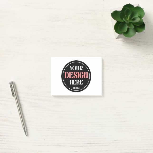 Notas Post-it® Personalizable, moderno, elegante y atemporal (Oficina)