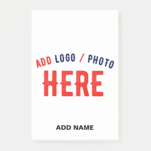 NOTAS POST-IT® PERSONALIZABLE MODERNO ESTILO BLANCO VERIFICADO MA