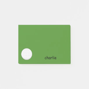 Notas Post-it® Personalización de bolas de golf