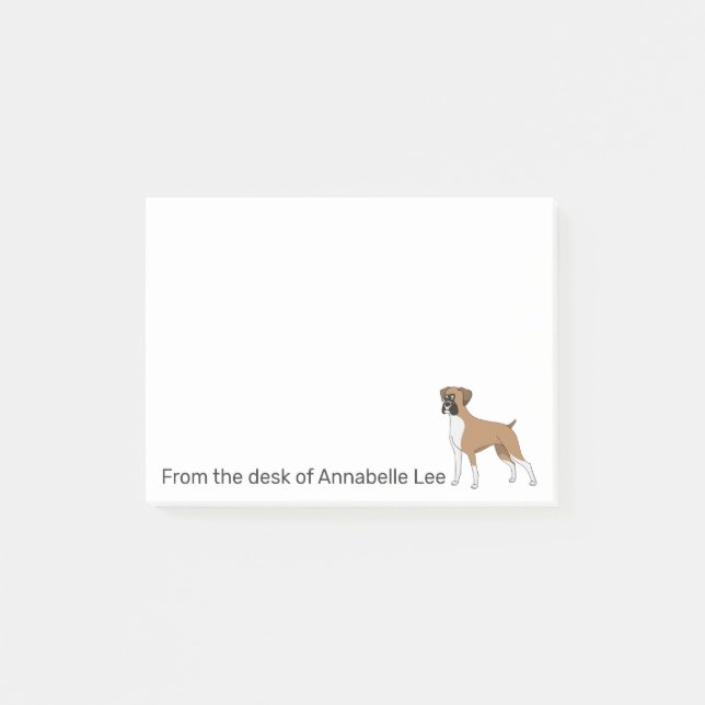 Notas Post-it® Personalización de Boxer (Anverso)