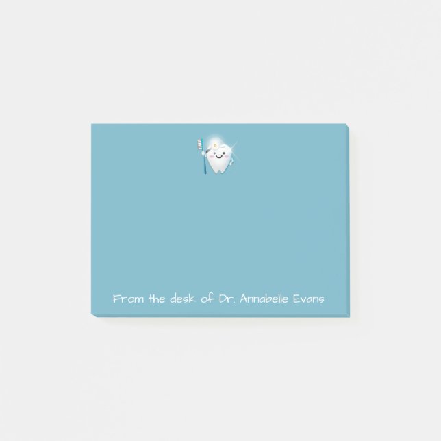 Notas Post-it® Personalización de dentista lindo (Anverso)