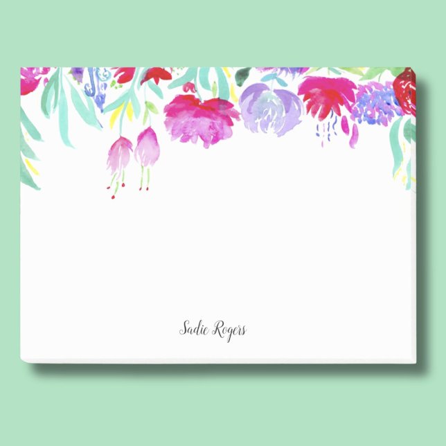 Notas Post-it® Personalización De Peonias Y Flores (Subido por el creador)