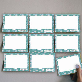 Notas Post-it® Personalización del Retro Verde de la Estacionalid