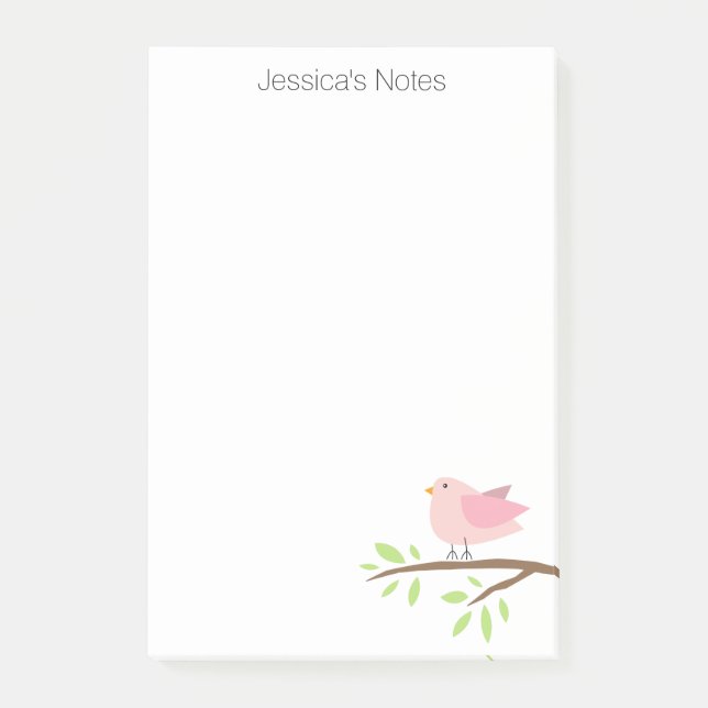 Notas Post-it® personalizadas con un diseño de páj (Anverso)