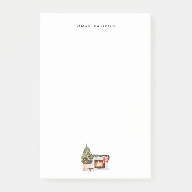 Notas post-it personalizadas de Navidades de vacac (Anverso)